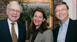 Warren Buffett, Melinda Gates, Bill Gates