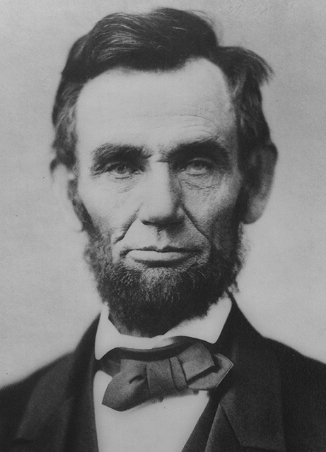 Abraham Lincoln (1806-1865) - 16th US President. One of the greatest leaders in US history