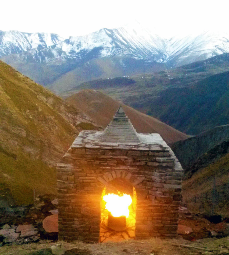 The Khinalig Atashgah in all its splendour. Congratulations to Farroukh Jorat and his entire team on their wonderful work and legacy