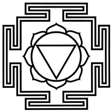 The Mahakali Yantra motif