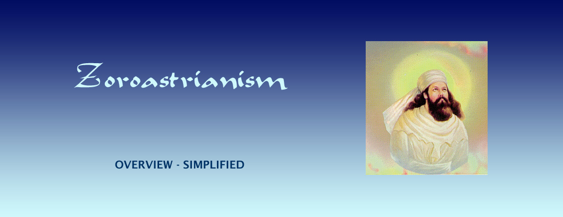 Image: Portrait of Zarathushtra (Zoroaster). Simplified Overview & Introduction to Zoroastrianism