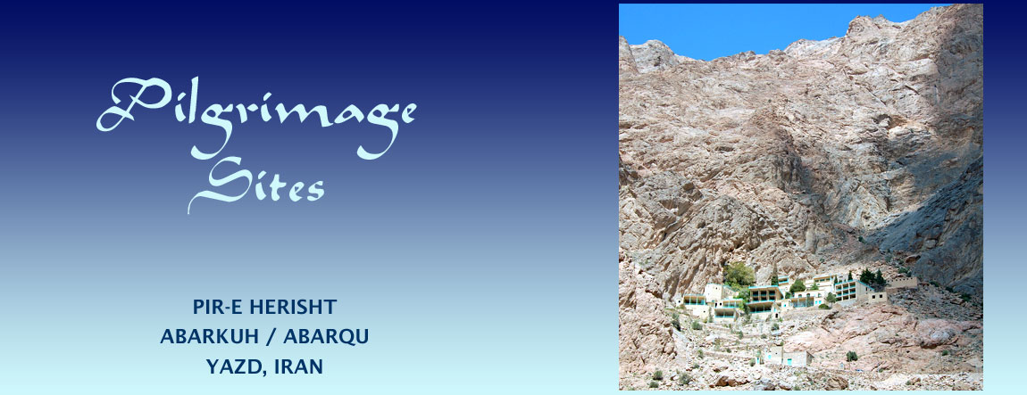 Zoroastrian pilgrimage sites in India and Iran. Image: Pir-e Sabz or Chak-Chak