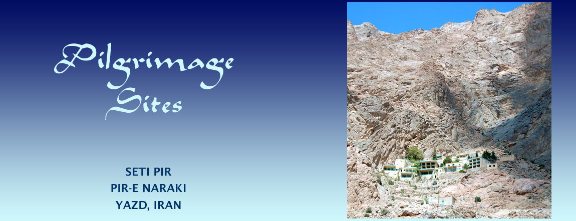 Zoroastrian pilgrimage sites in India and Iran. Image: Pir-e Sabz or Chak-Chak