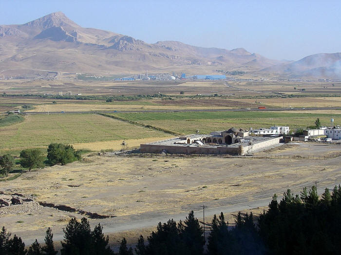 View of the valley from Behistun (Bisotun), Western Iran