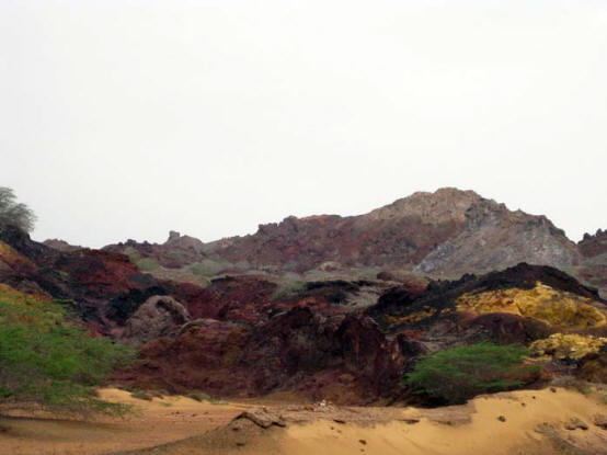 The hills of Hormuz Island