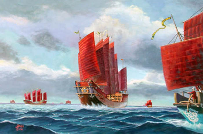 The treasure ships of Zheng He / Cheng Ho