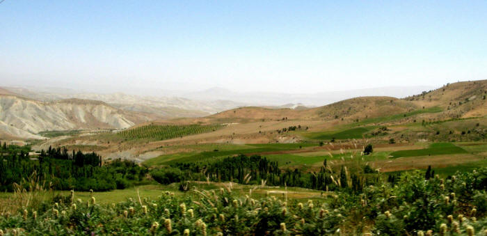 Valley in the Zagros Mountains