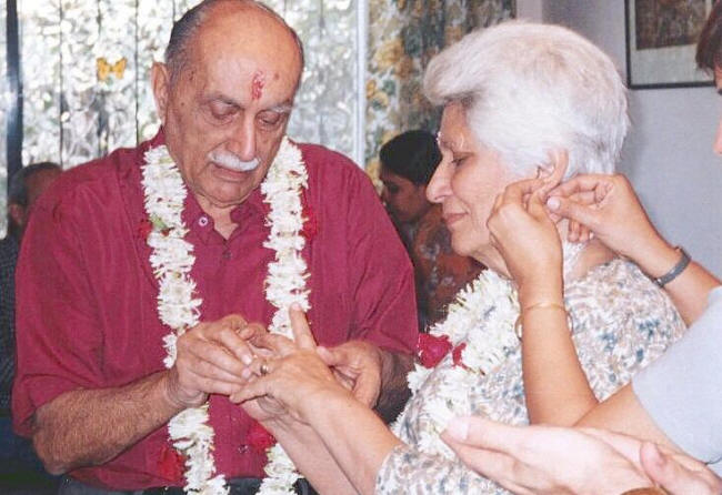 Jashan / Jashne - This author's parents on their 50th wedding anniversary