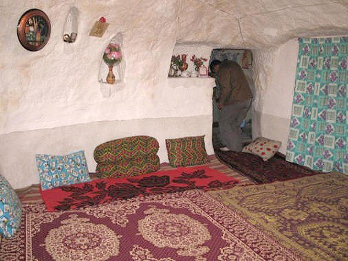 Interior of a Kandovan home