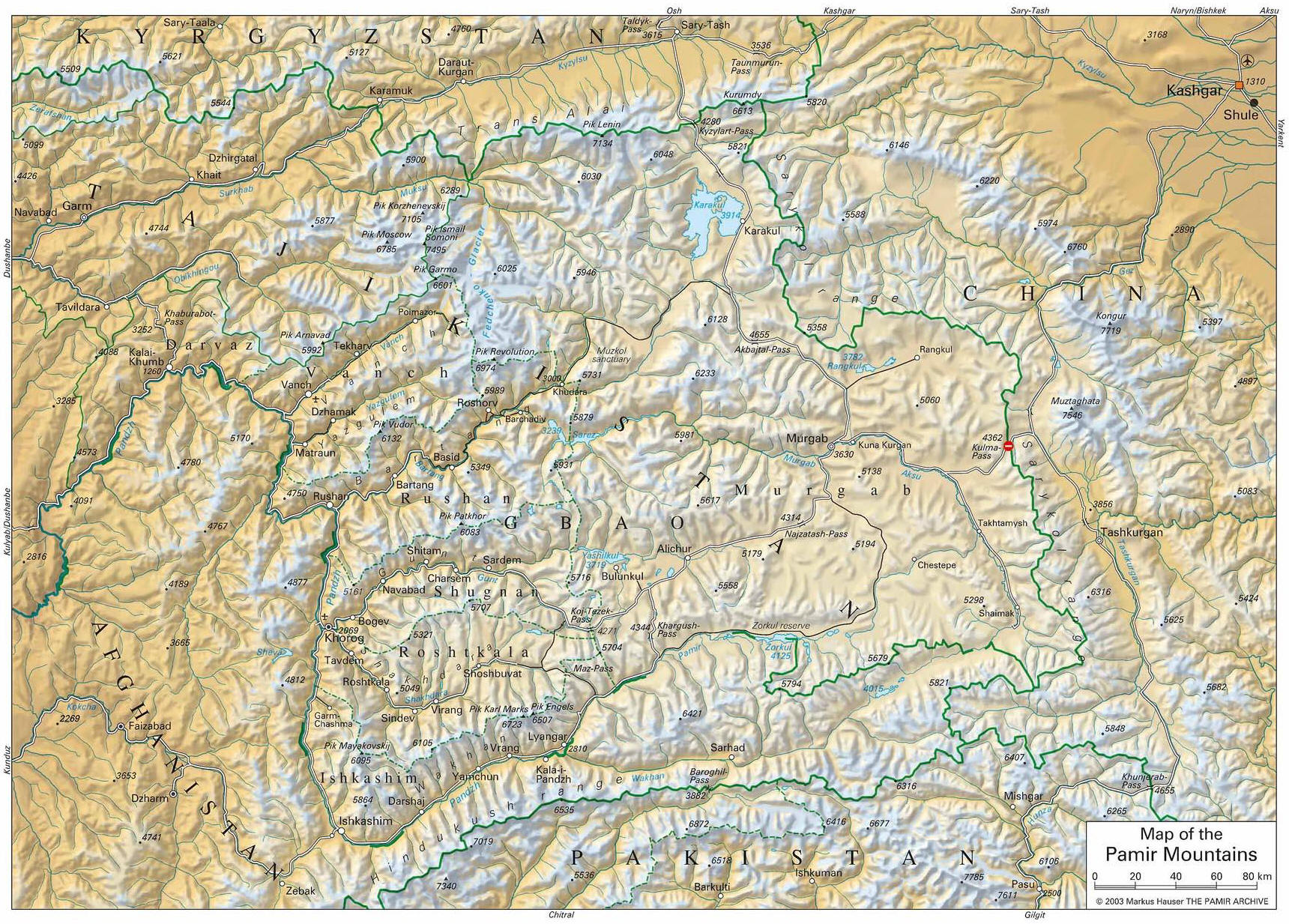 Pamir Region of Tajikistan