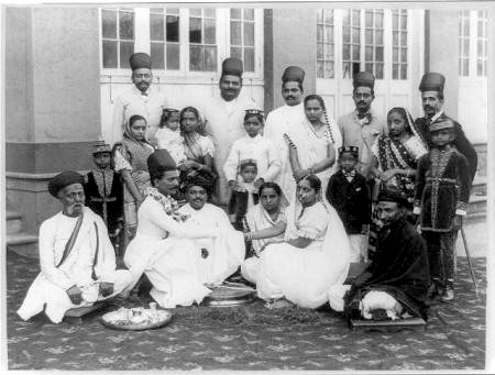 Indian-Zoroastrian wedding late 19th century