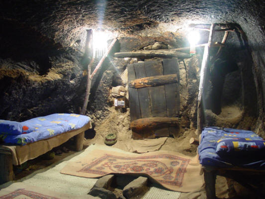 Cave guest house room