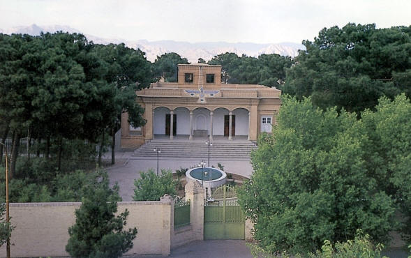 Overall view of Atash Bahram, Yazd, Iran. Note different entrance layout