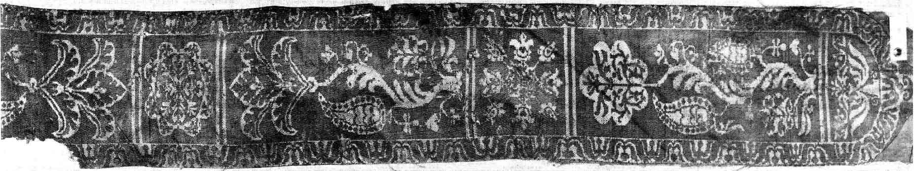 Silk panel from Akhmim also dated to 7-8th cent. CE