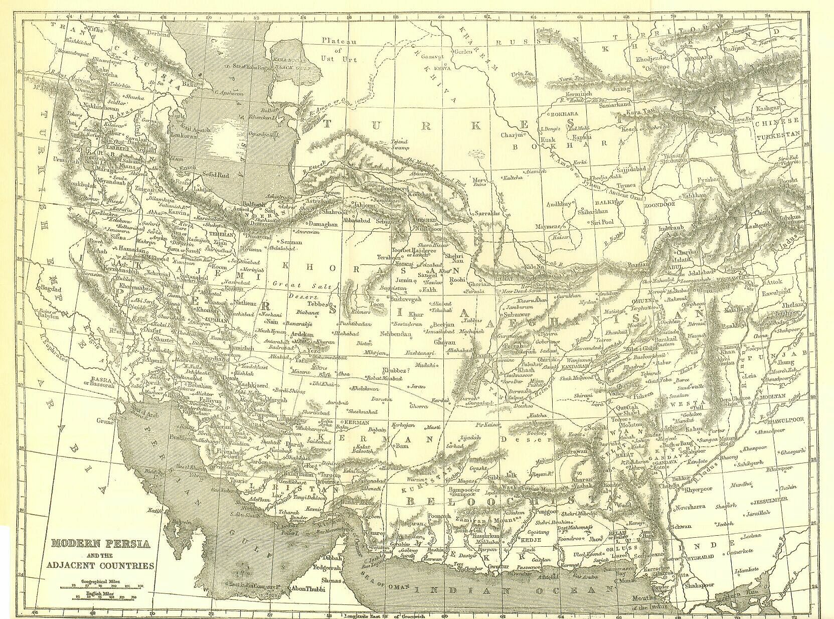 map of zoroastrianism