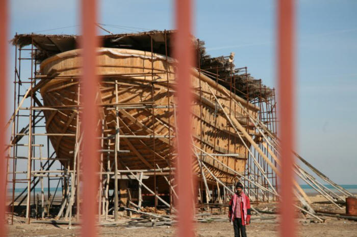 Traditional ship-building continues at Qeshm