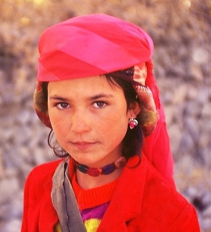 A Tajik girl in Tashkurgan