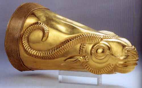 Gold Rhyton found in Ecbatana
