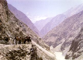 Kokcha River Valley leading to Sar-e Sang, Badakshan mines