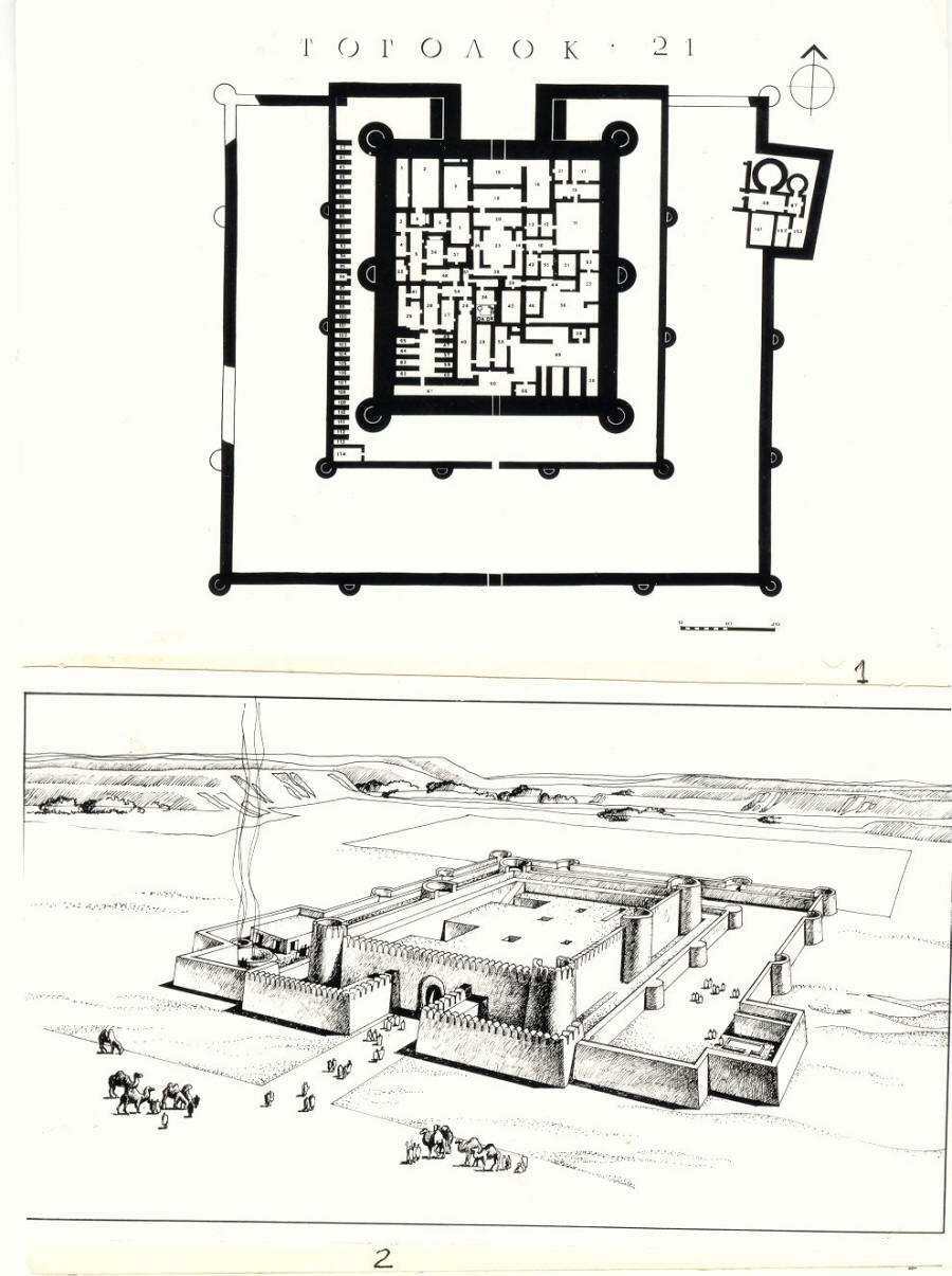 Fig. 1 Togolok-21 temple