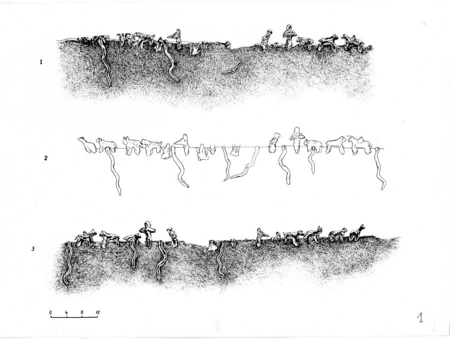 Fig. 8a Sculptured friezes